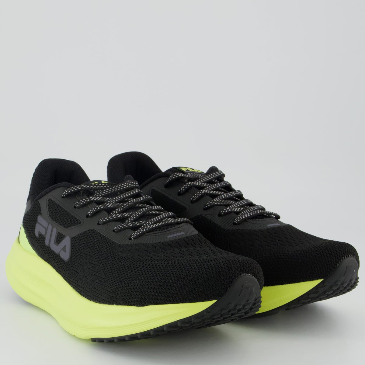 Tênis Fila Fastness Preto e Verde Preto 2