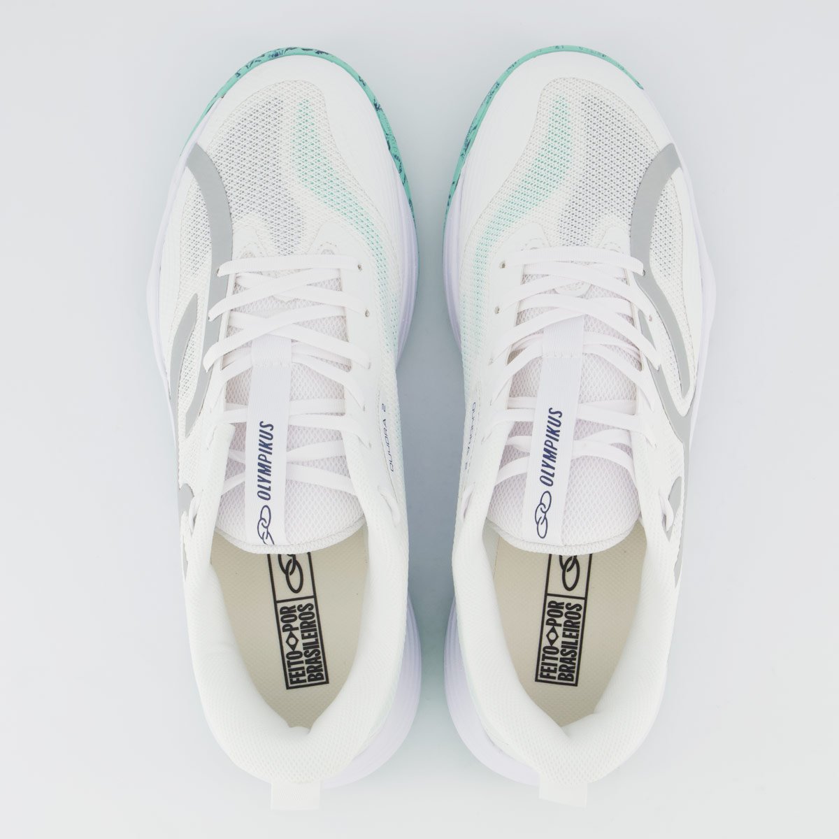 Tênis Olympikus Qu4dra 2 Branco e Verde Branco 4