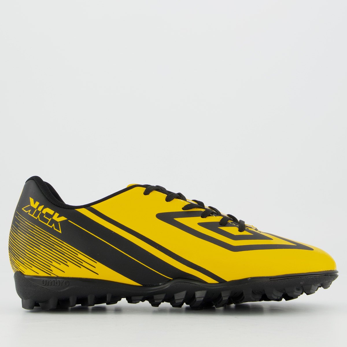 Chuteira Umbro Kick Society Amarela e Preta