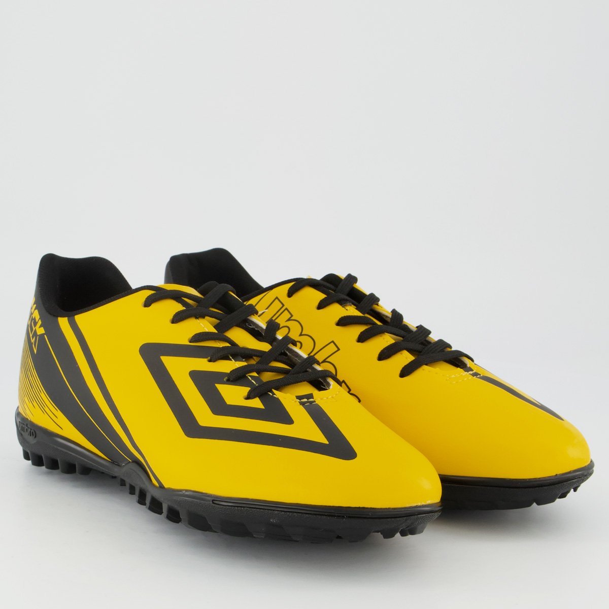 Chuteira Umbro Kick Society Amarela e Preta Amarelo 2