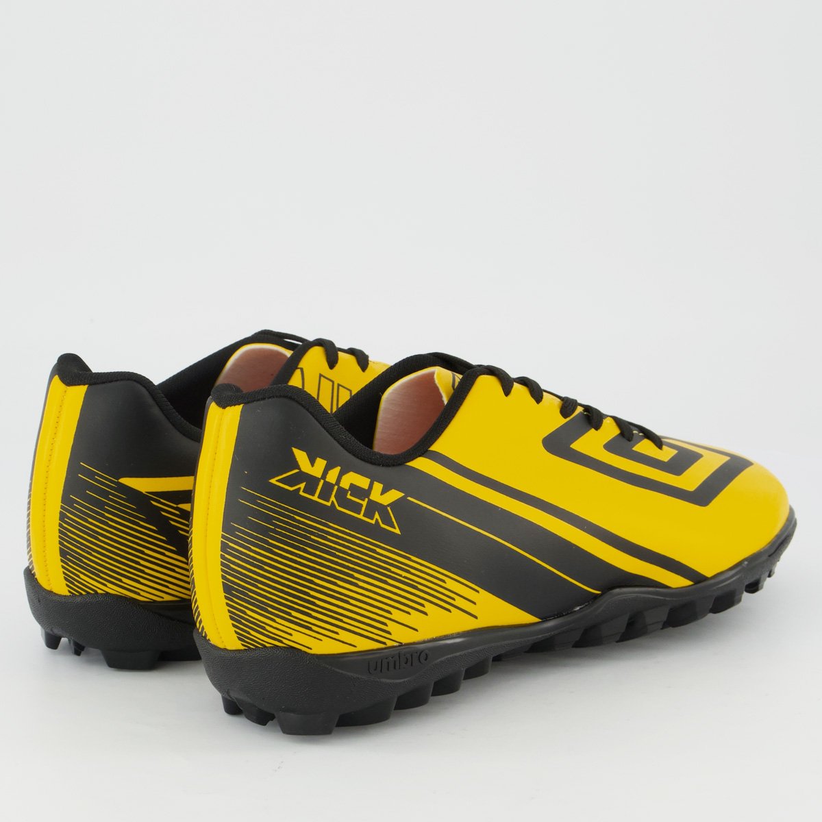 Chuteira Umbro Kick Society Amarela e Preta Amarelo 3