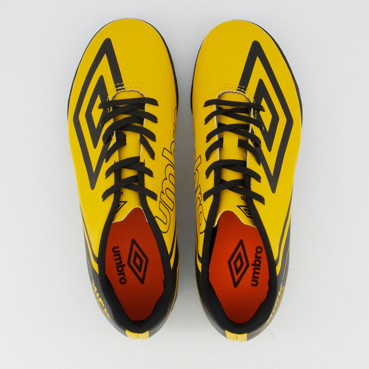 Chuteira Umbro Kick Society Amarela e Preta Amarelo 4