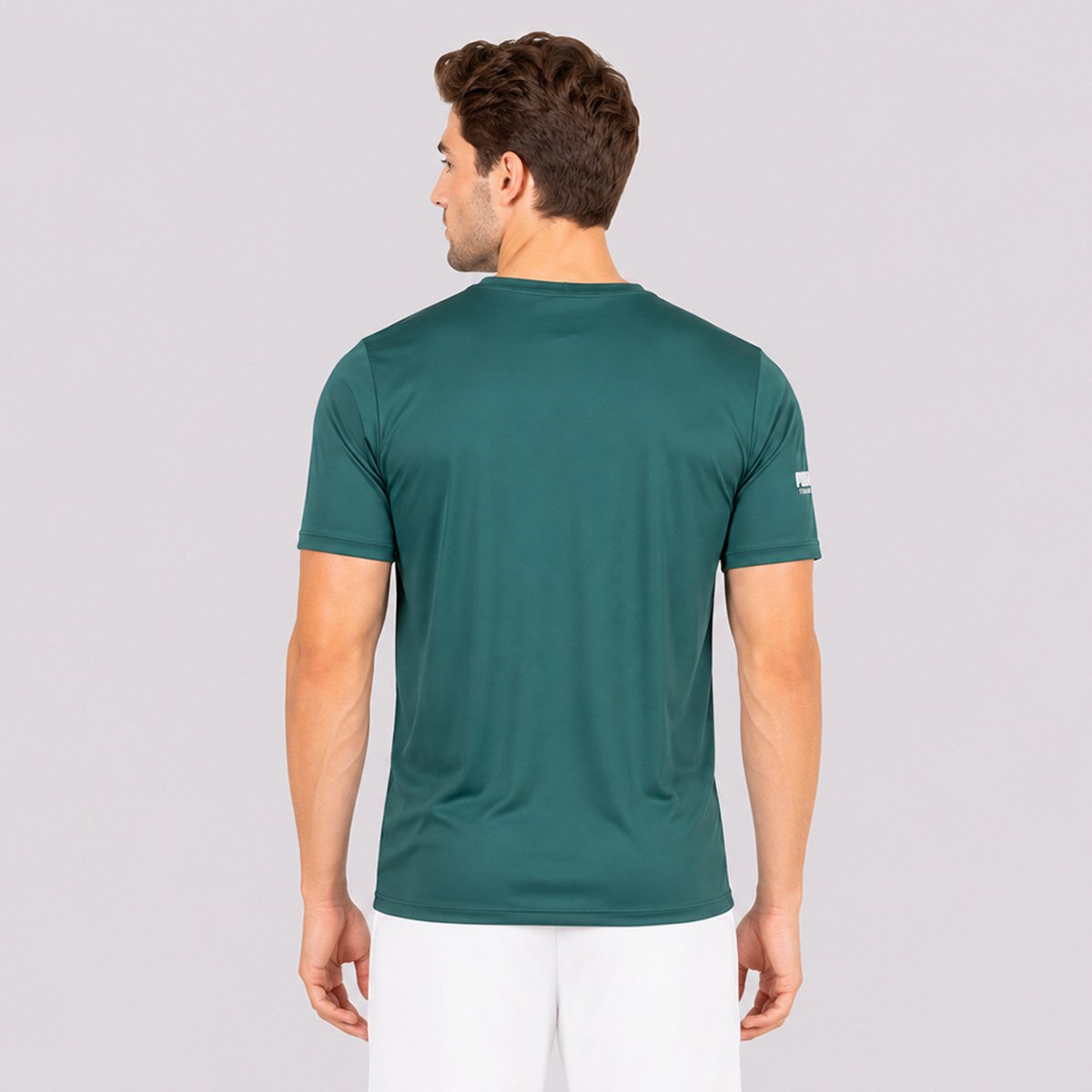 Camiseta Puma Manga Curta UV50+ Verde Verde 4