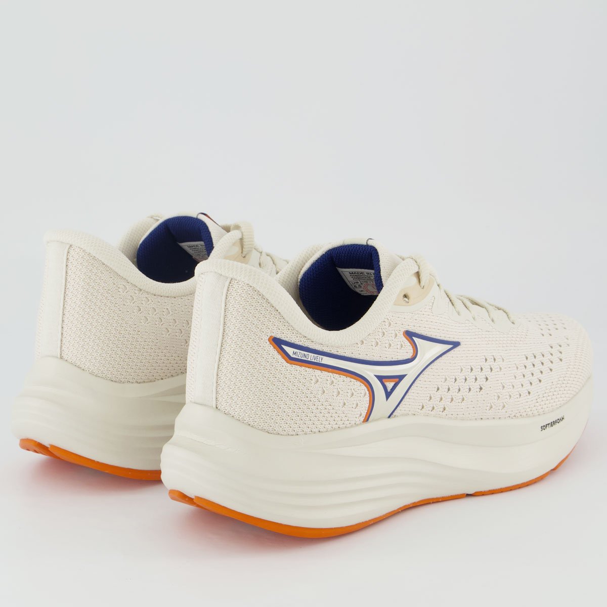 Tênis Mizuno Lively Feminino Branco Branco 3