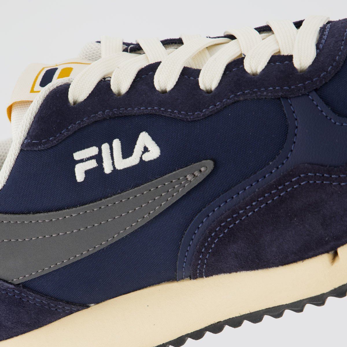 Tênis Fila Euro Jogger Vintage Marinho e Bege Azul Marinho 7