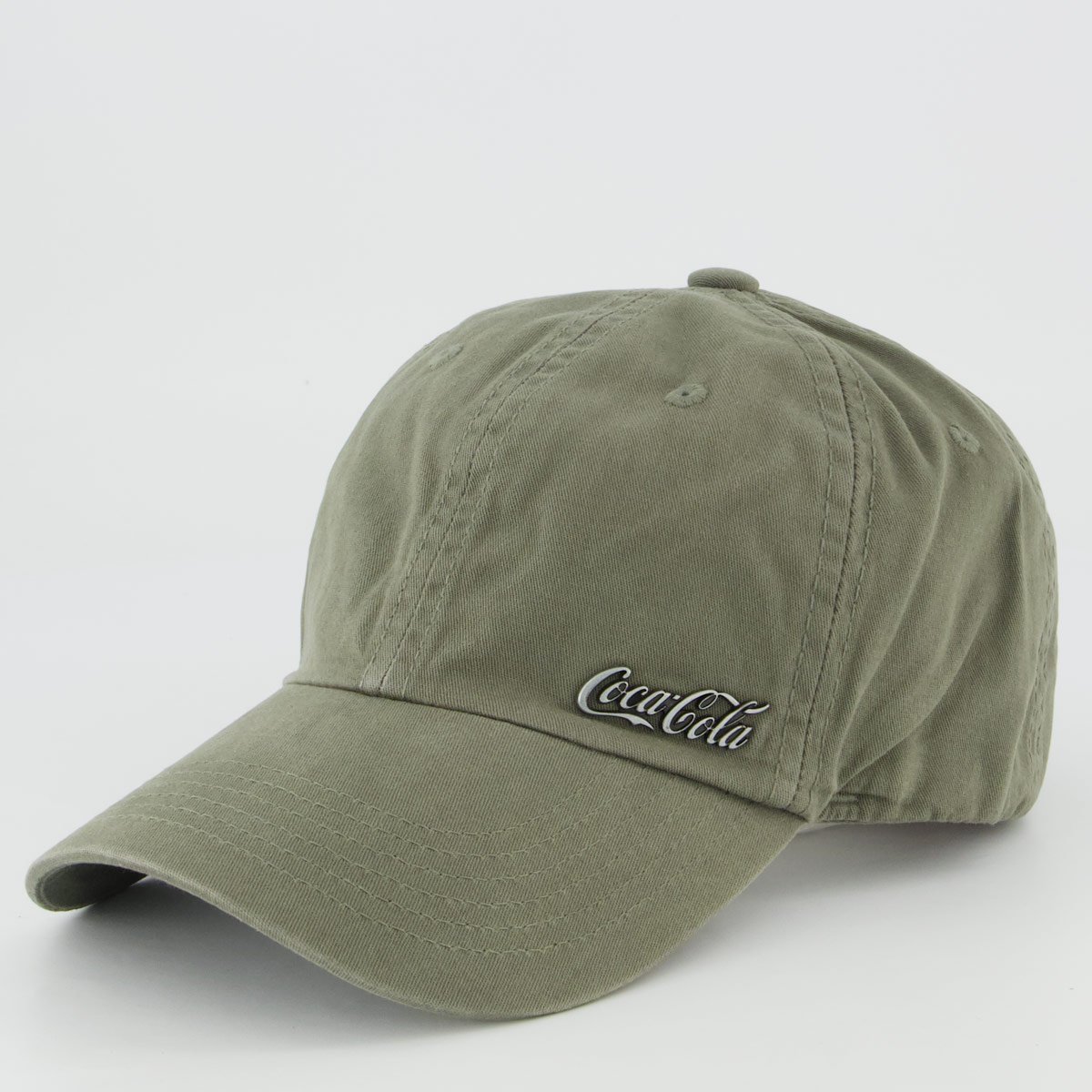Boné Coca Cola Logo Metal Classic Verde
