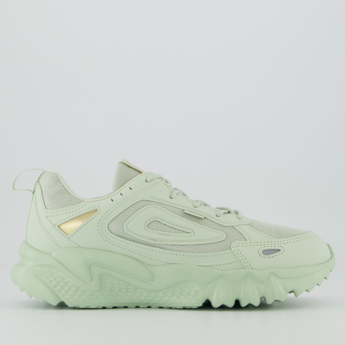 Tênis Fila Venture Tracer Lite Feminino Verde e Dourado Verde 1