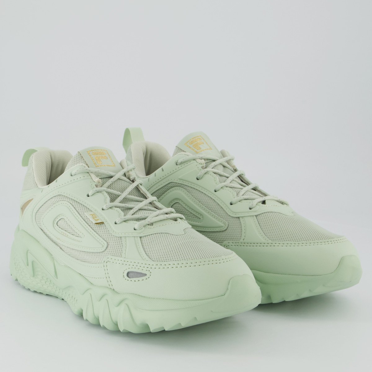 Tênis Fila Venture Tracer Lite Feminino Verde e Dourado Verde 2