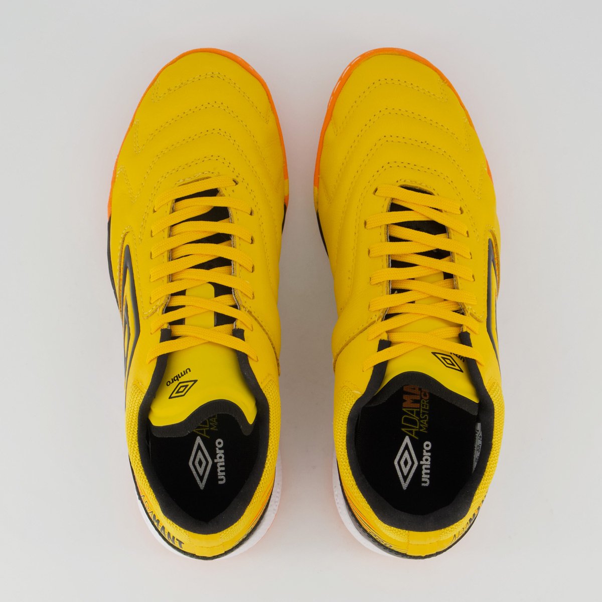 Chuteira Umbro Adamant Master Class Pro Bump Society Amarela e Preta Amarelo 5