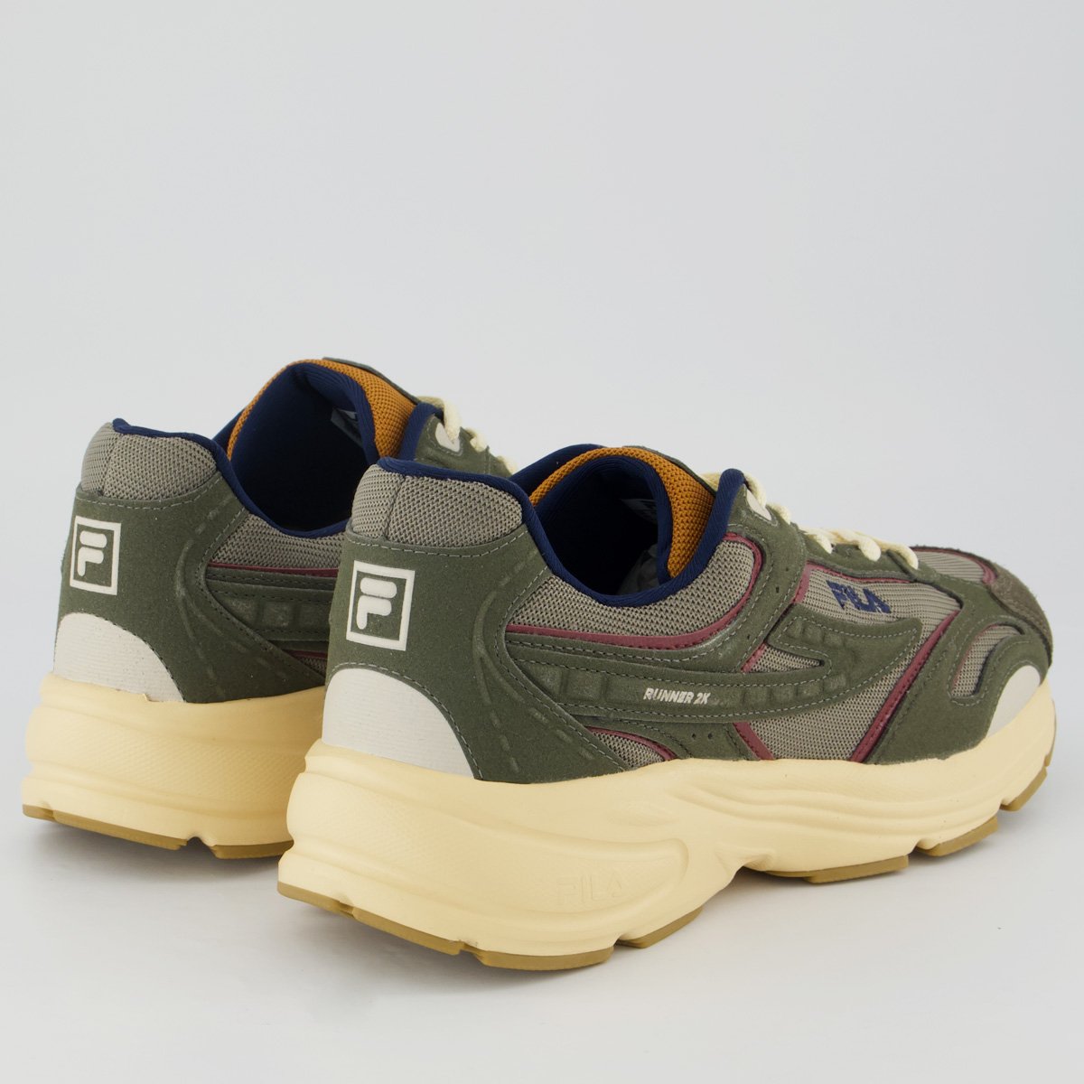 Tênis Fila Runner 2k Se Verde e Bege Verde 3