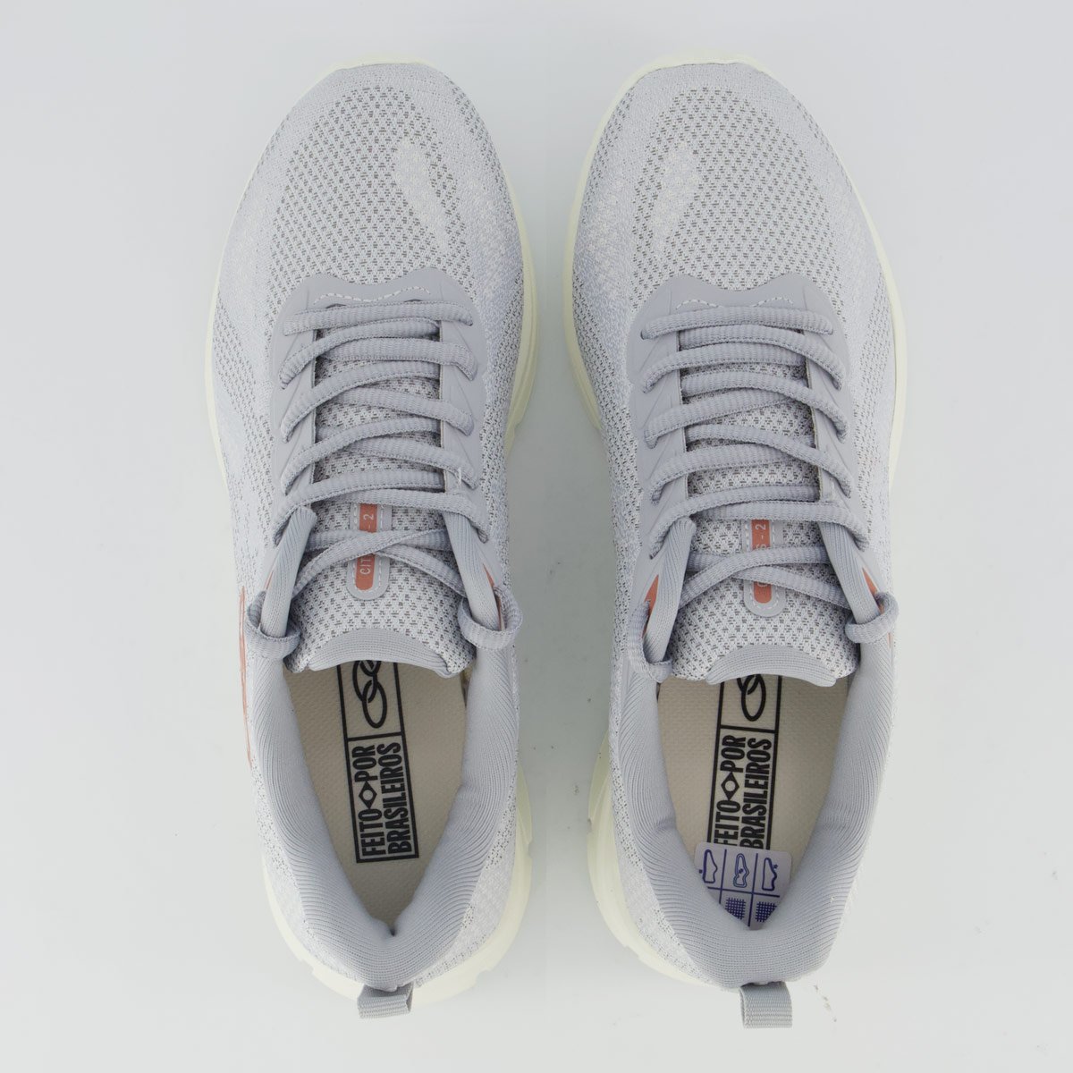 Tênis Olympikus Citrus 2 Feminino Lunar Cinza Cinza 4