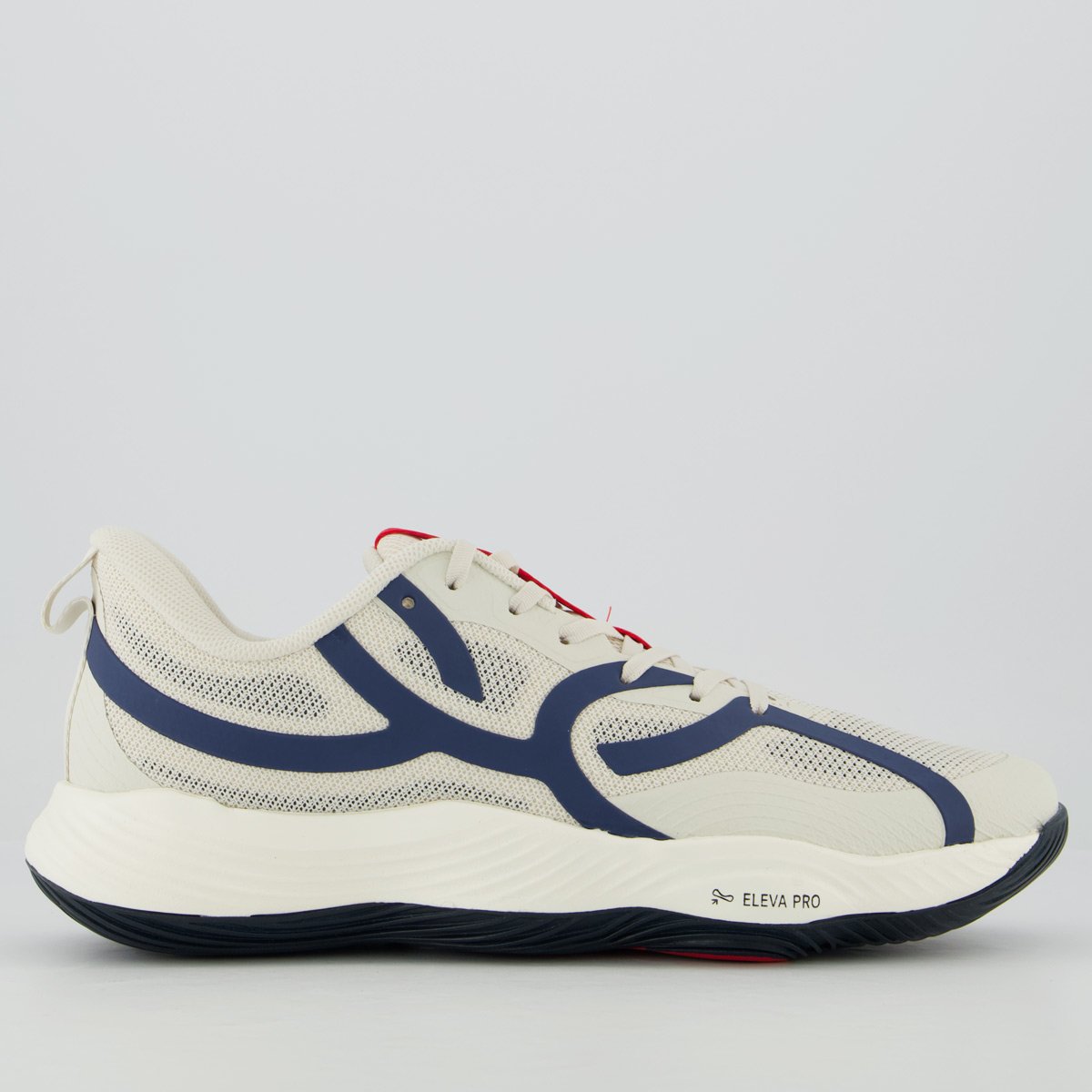 Tênis Olympikus Qu4dra 2 Off-White e Azul