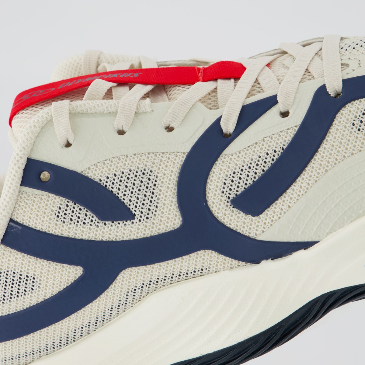 Tênis Olympikus Qu4dra 2 Off-White e Azul Off White 7