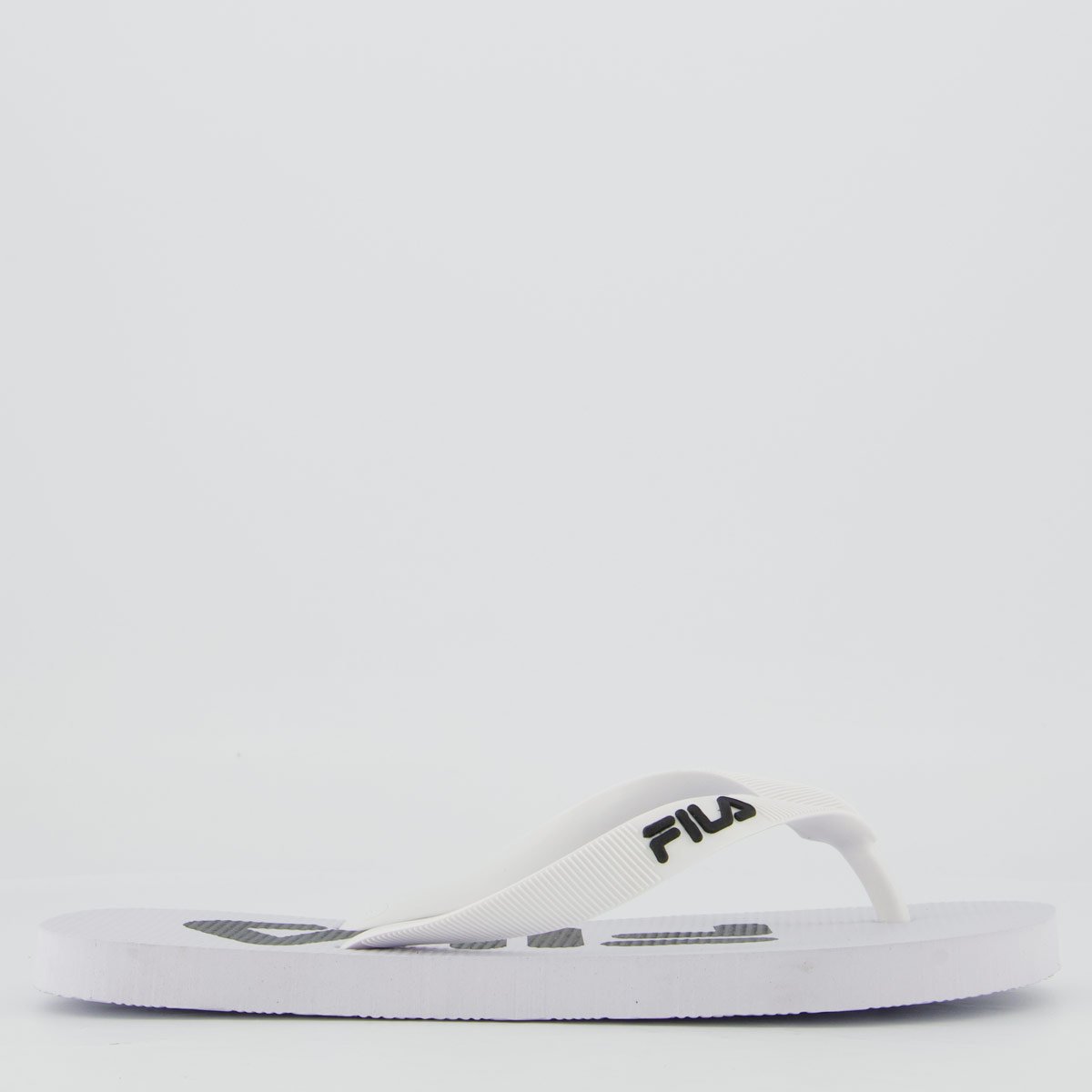 Chinelo Fila Fingers Branco e Preto Branco 2