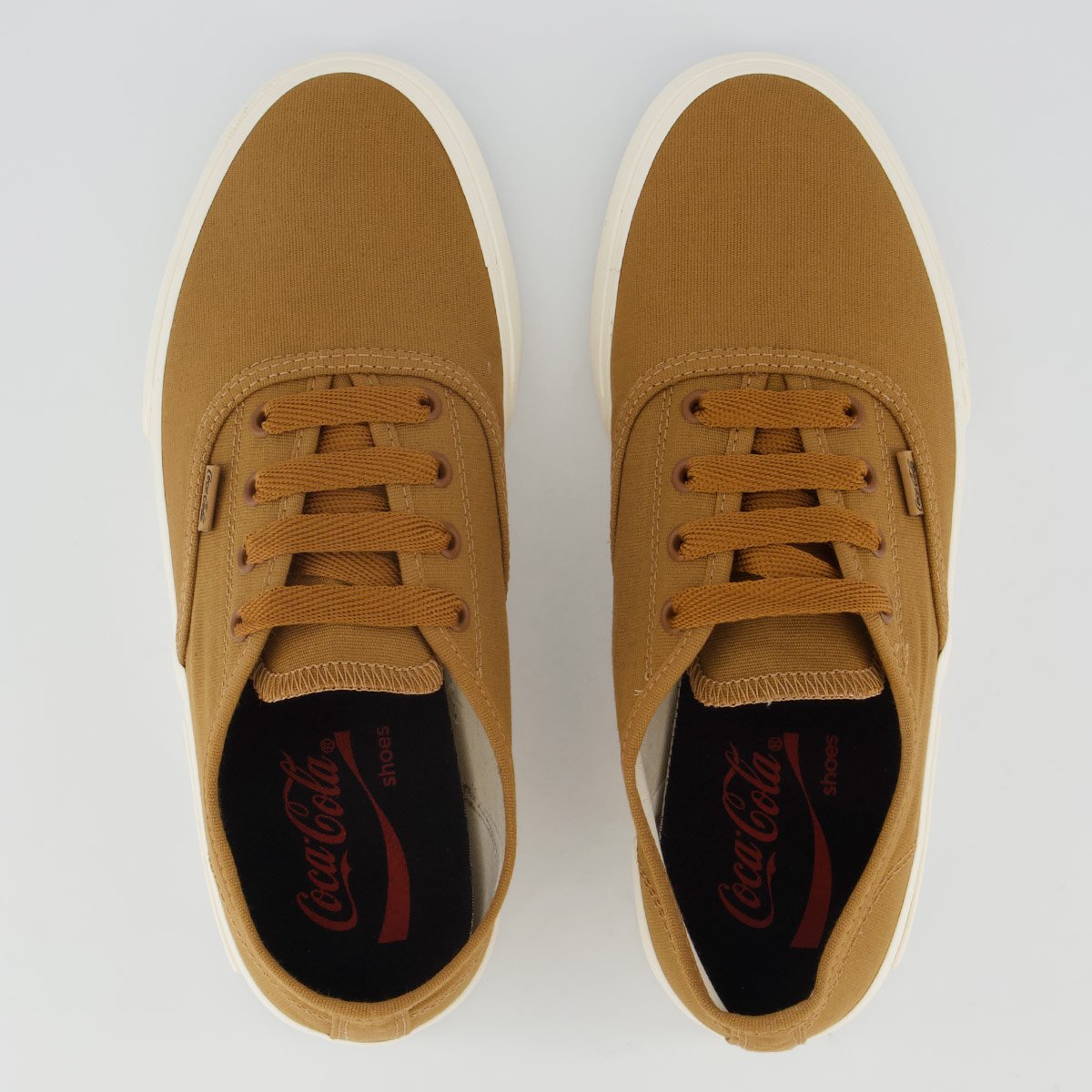 Tênis Coca Cola Kick Travel Feminino Marrom e Branco Marrom 4