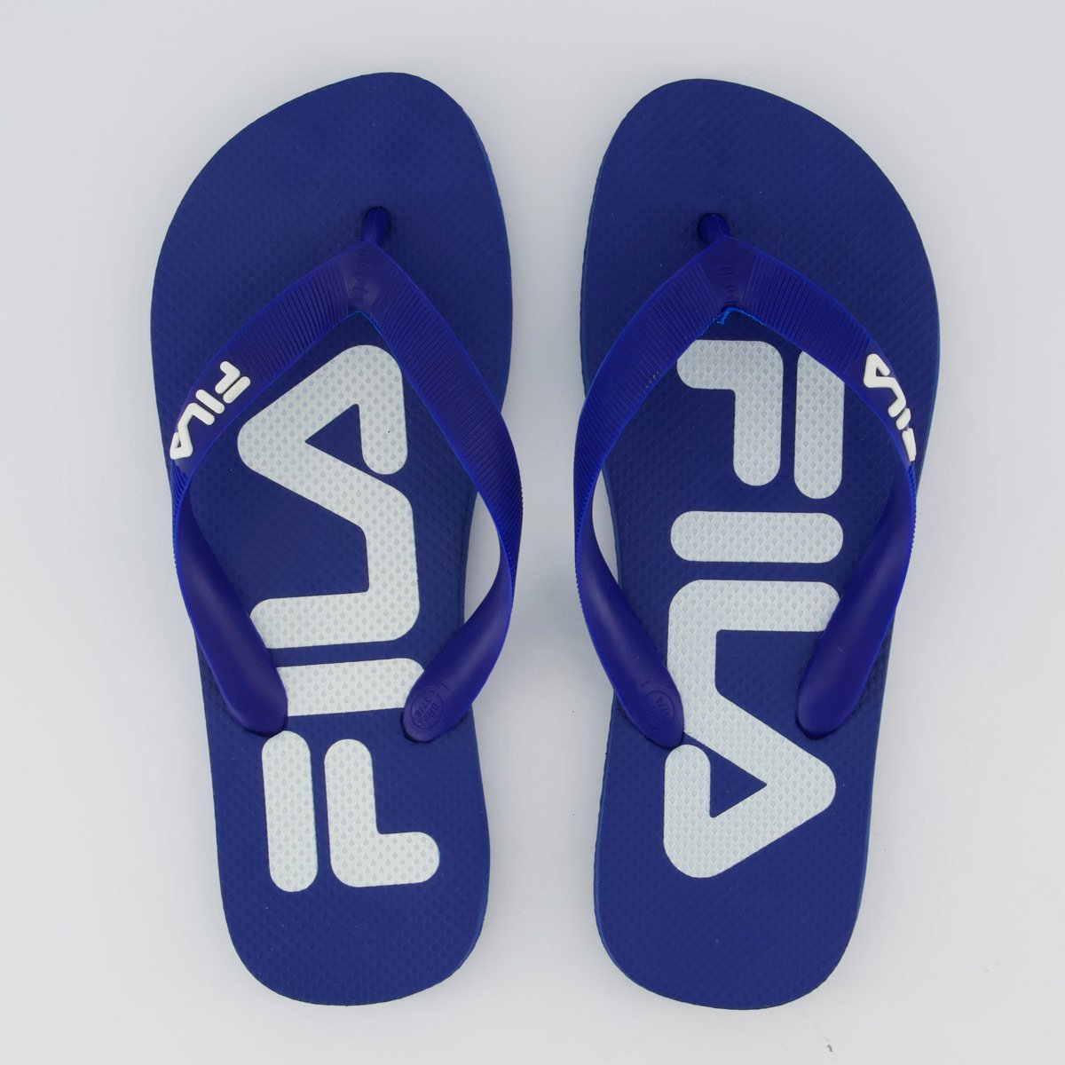 Chinelo Fila Fingers Azul e Branco