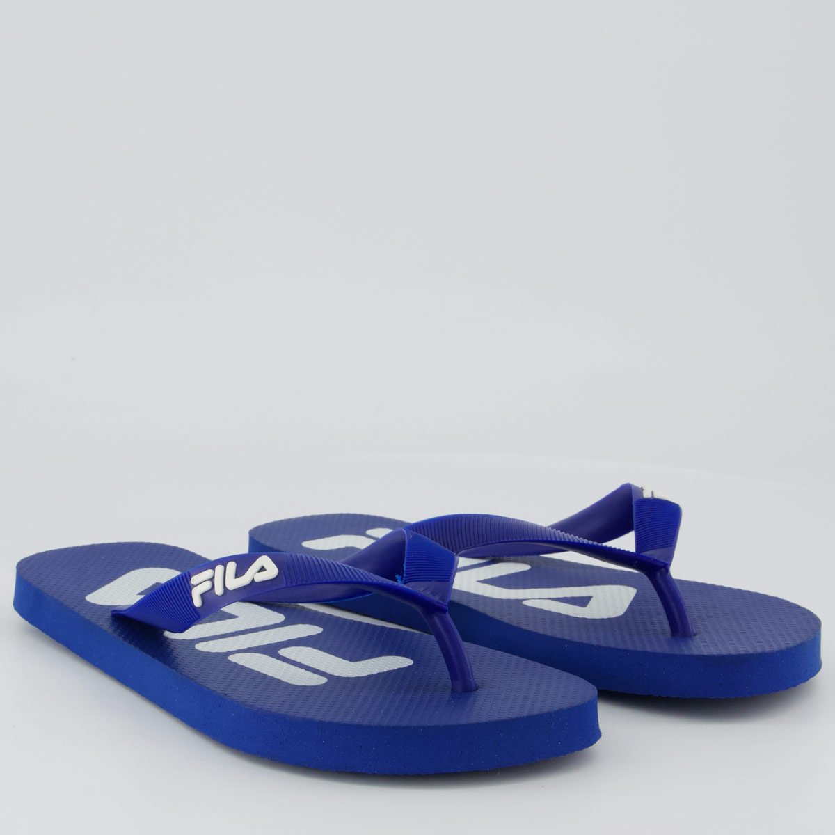 Chinelo Fila Fingers Azul e Branco Azul 3