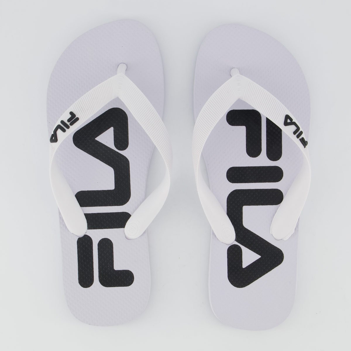 Chinelo Fila Fingers Feminino Branco e Preto Branco 1