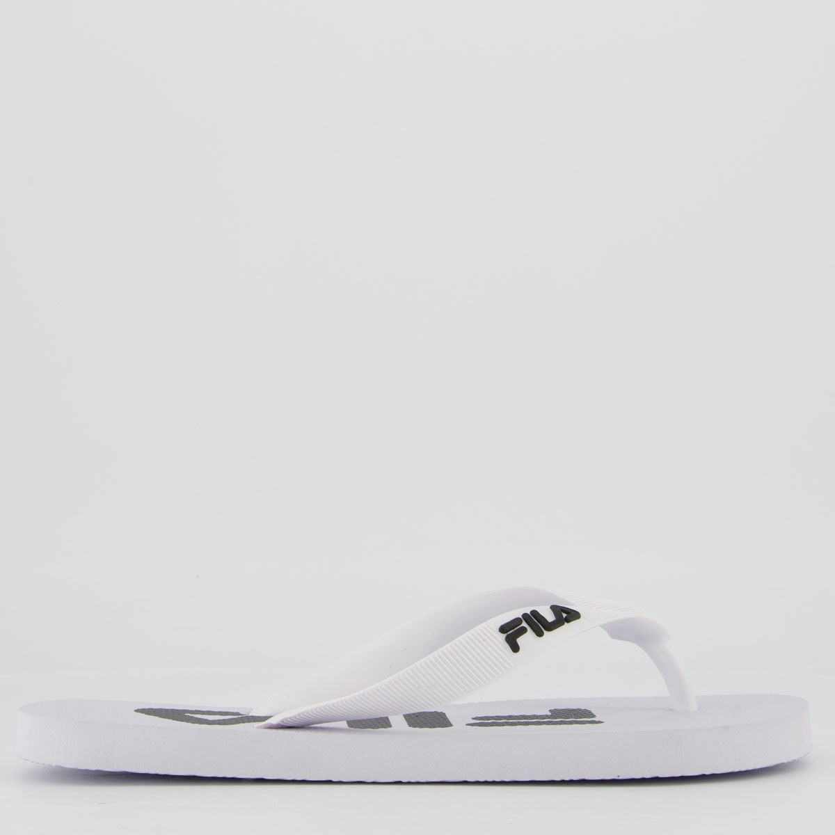 Chinelo Fila Fingers Feminino Branco e Preto Branco 2