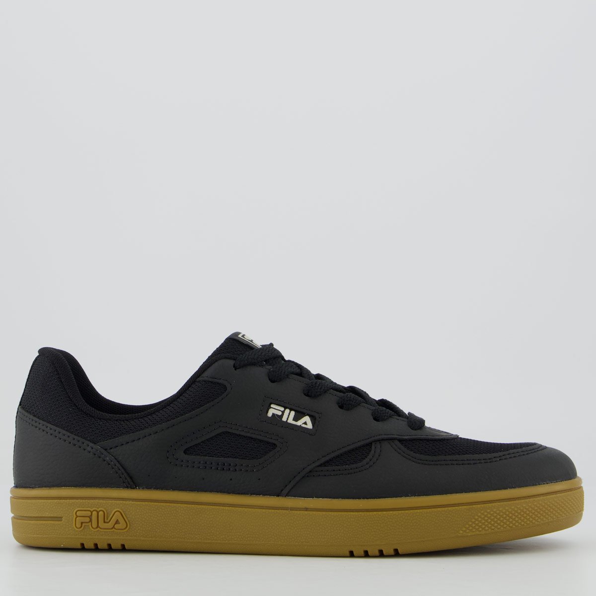 Tênis Fila Court 85 Preto e Bege