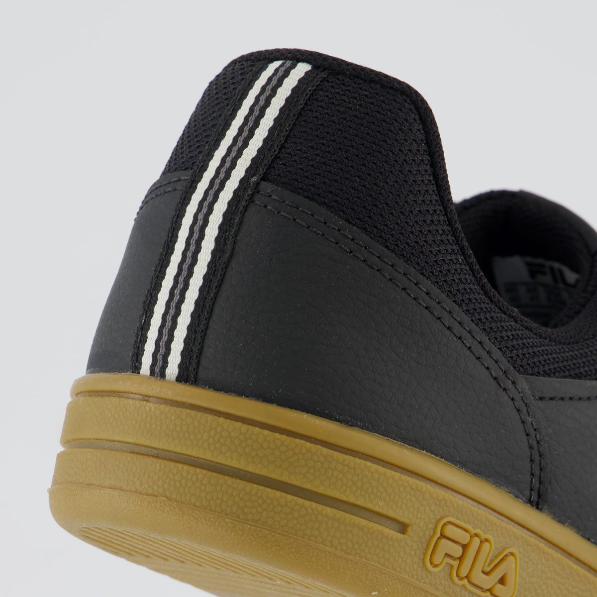 Tênis Fila Court 85 Preto e Bege Preto 6