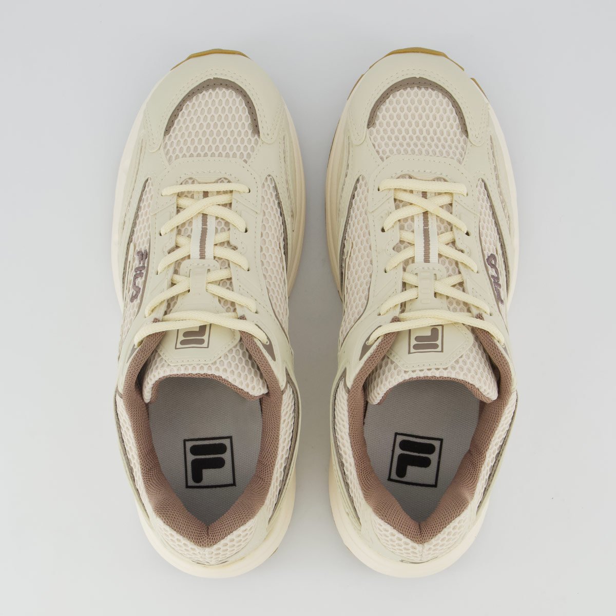 Tênis Fila Runner 2K Off-White e Bege Bege 4