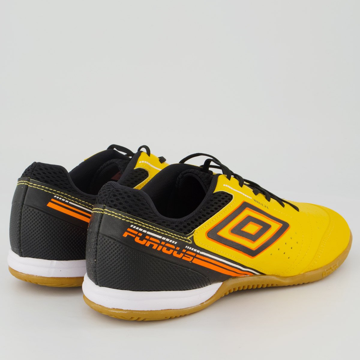 Chuteira Umbro Furious Futsal Amarela e Preta Amarelo 3