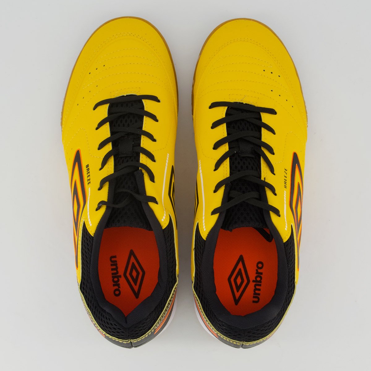 Chuteira Umbro Furious Futsal Amarela e Preta Amarelo 4