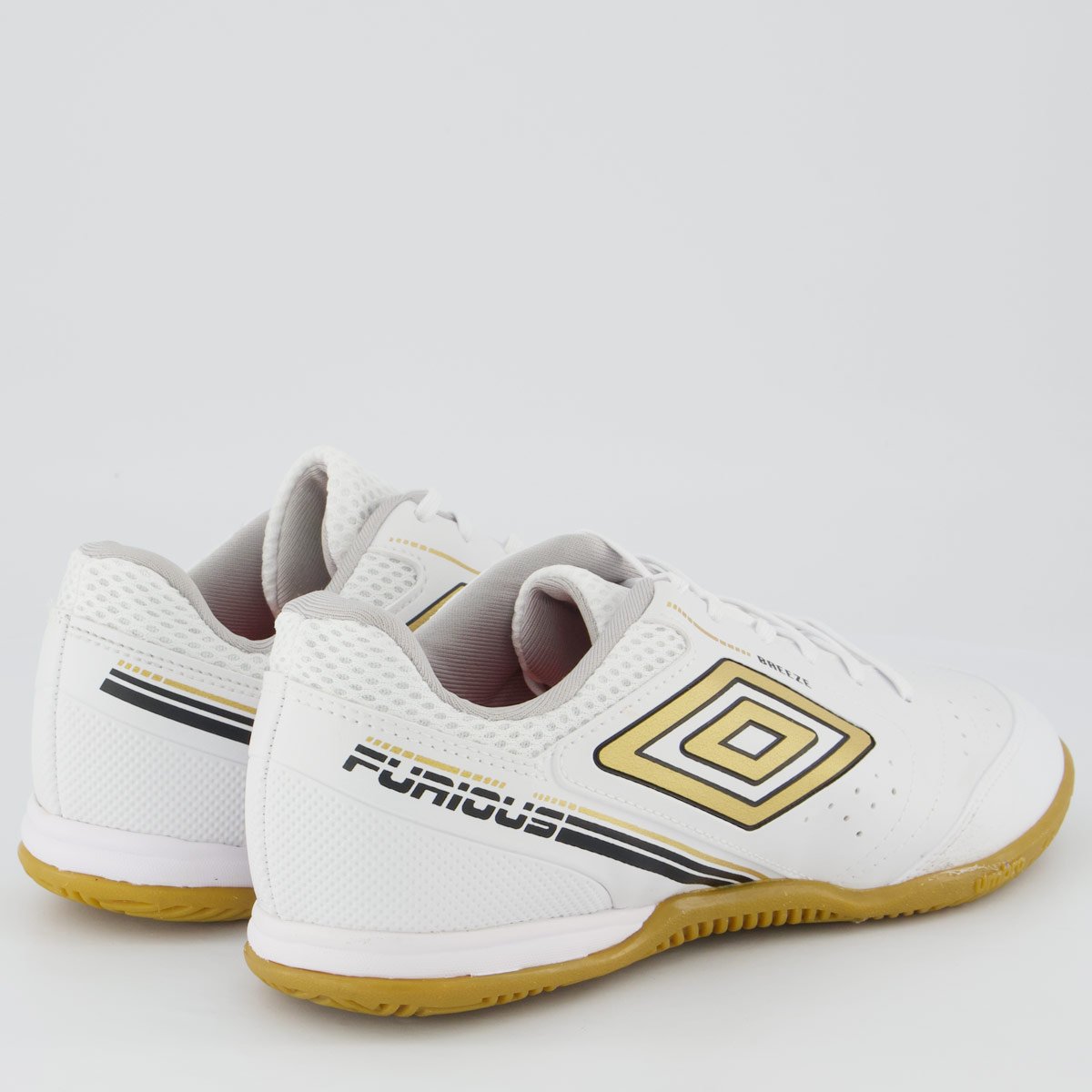 Chuteira Umbro Furious Futsal Branca Branco 3