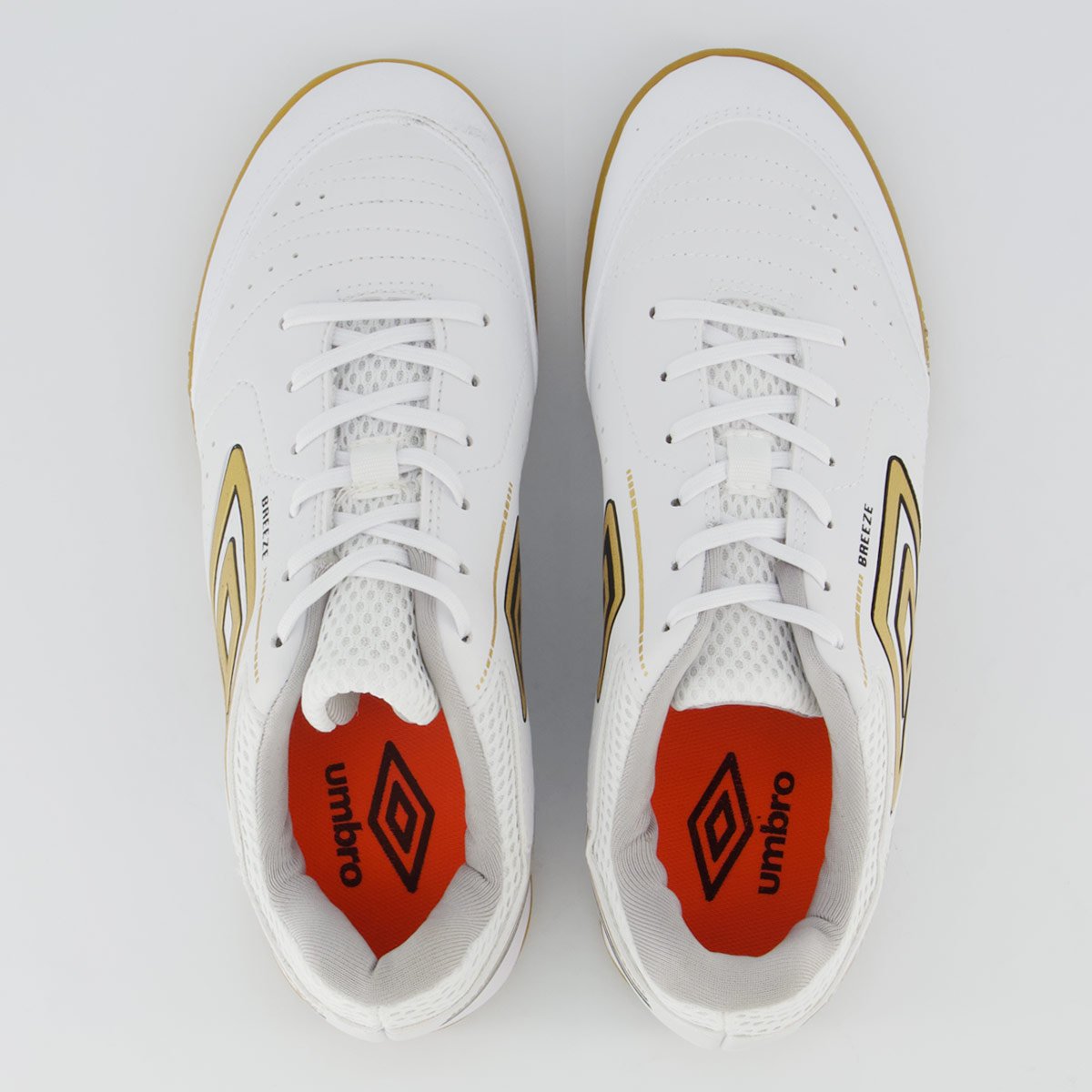 Chuteira Umbro Furious Futsal Branca Branco 4