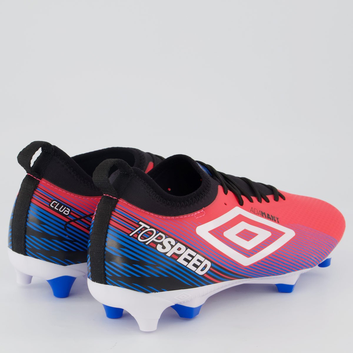 Chuteira Umbro Top Speed Club Campo Rosa e Branca Rosa 3