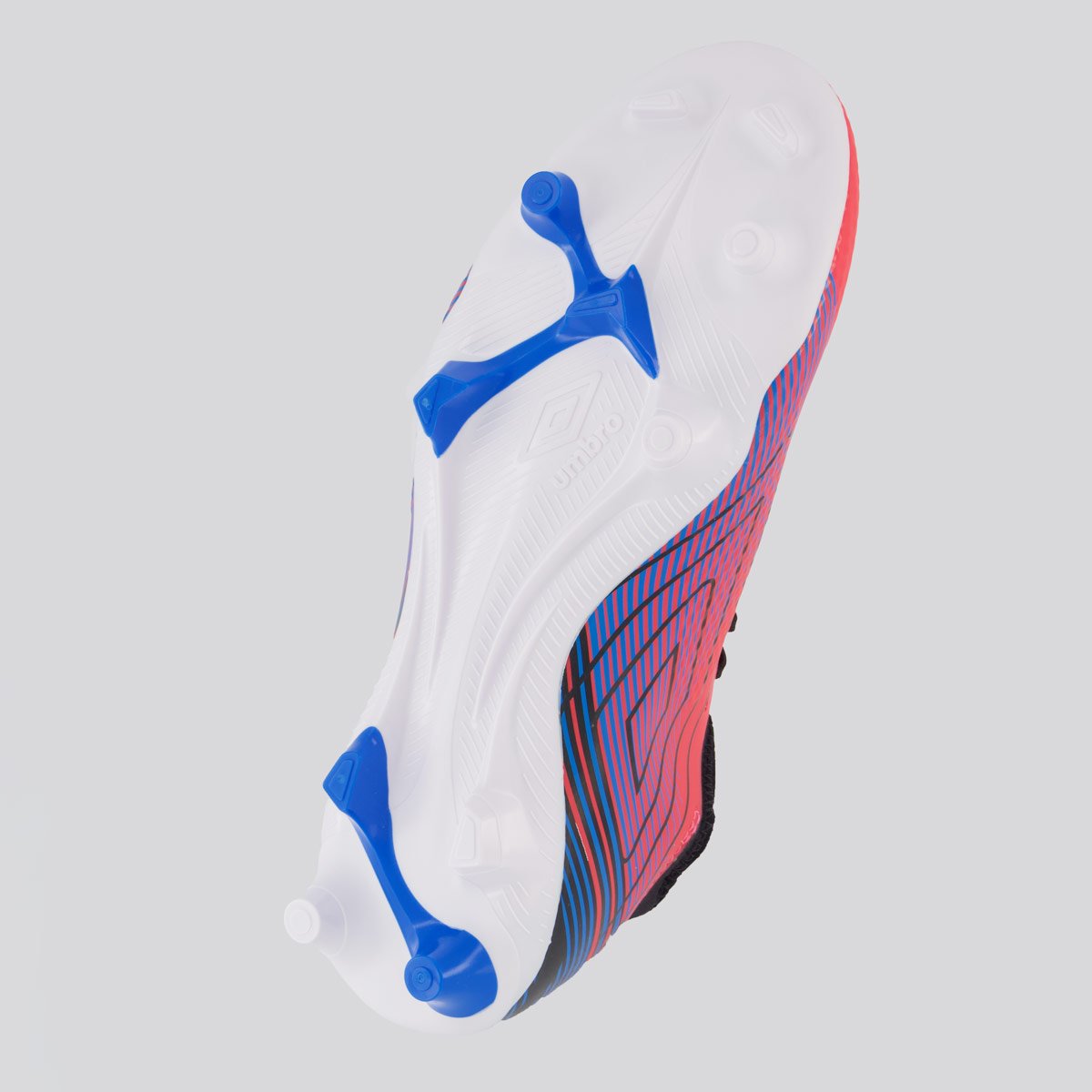 Chuteira Umbro Top Speed Club Campo Rosa e Branca Rosa 5