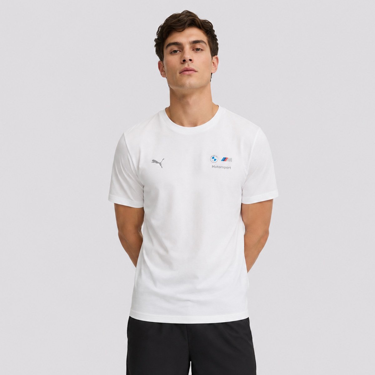 Camiseta Puma BMW Ess Logo Tee Branca