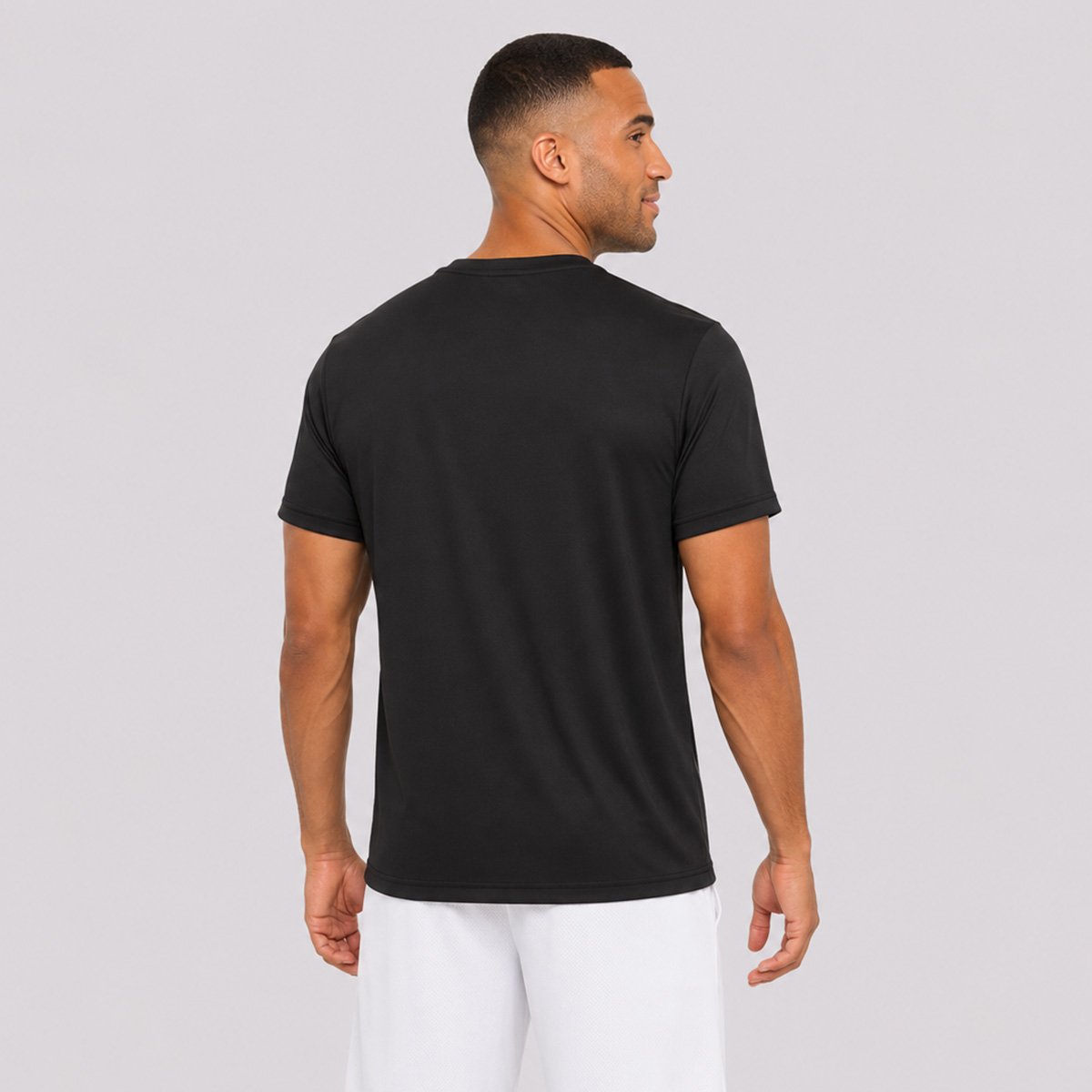 Camiseta Puma Tad Essential Poly Texture Tee Preta Preto 4
