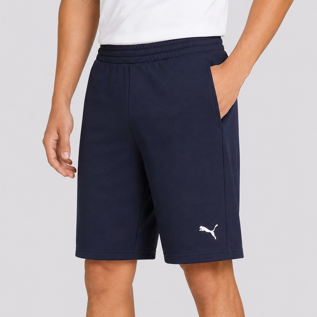 Shorts Puma Tad Essentials 8 Knit Azul Azul 2