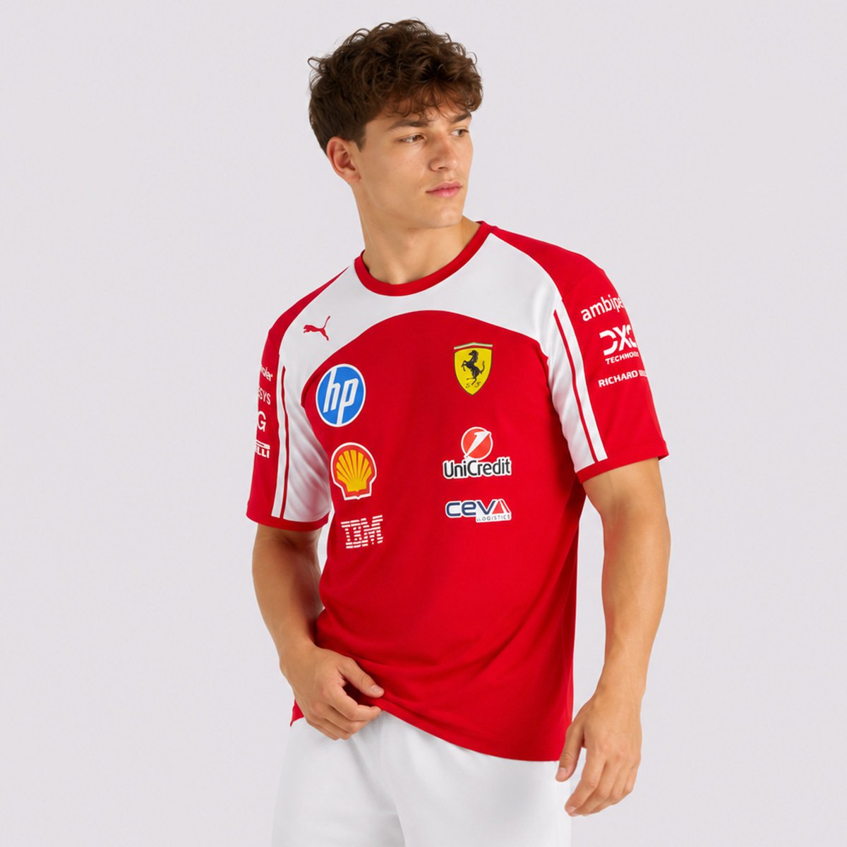 Camiseta Puma Sf Ferrari Replica 2026 Vermelha Vermelho 3