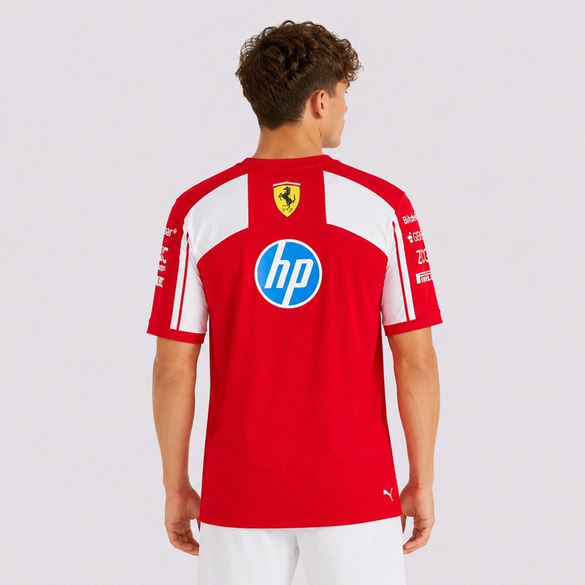 Camiseta Puma Sf Ferrari Replica 2026 Vermelha Vermelho 4