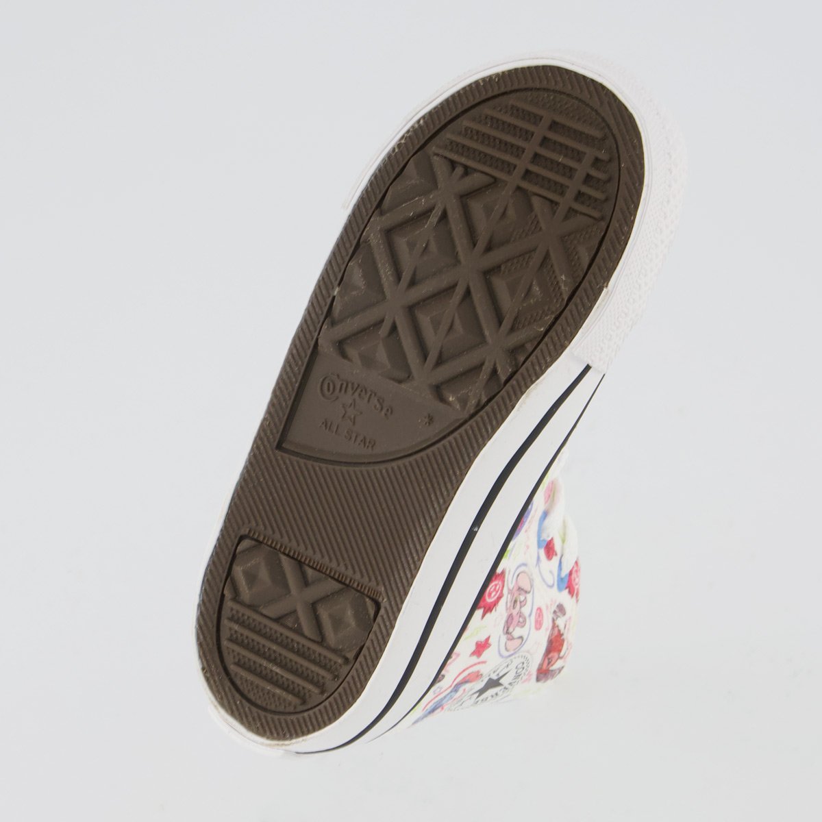 Tênis Converse All Star Chuck Taylor Stitch Infantil Branco e Rosa Branco 5