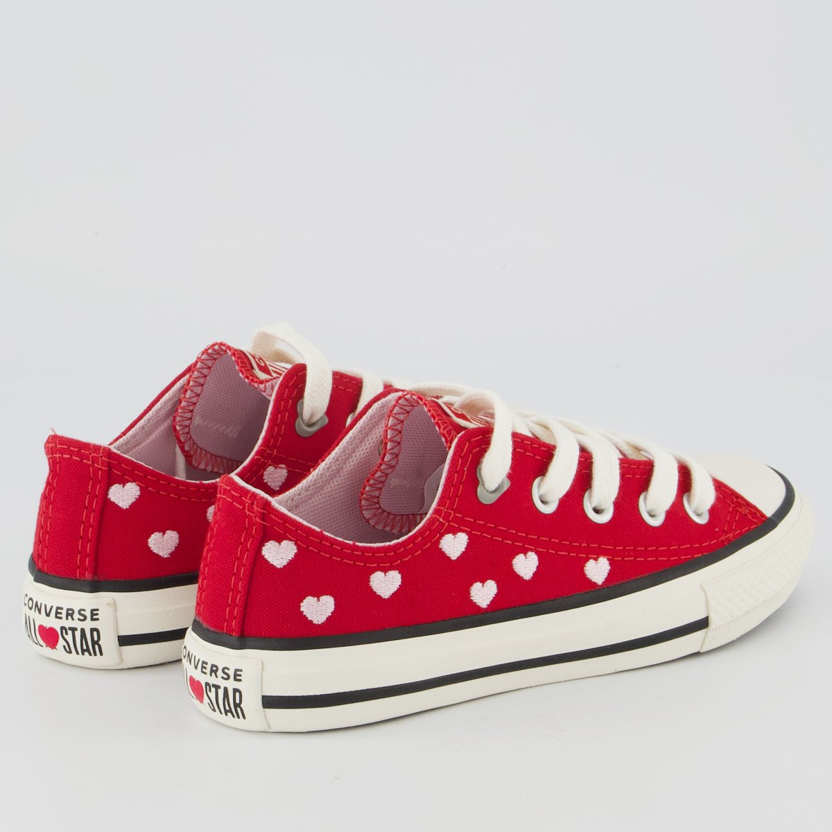 Tênis Converse All Star CT In Love Juvenil Vermelho Vermelho 3