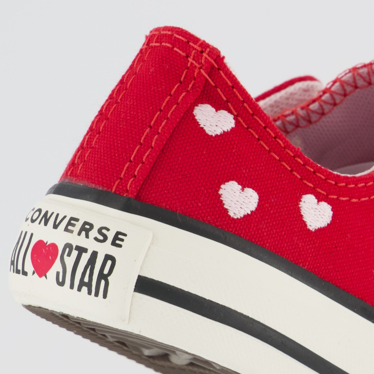 Tênis Converse All Star CT In Love Juvenil Vermelho Vermelho 6