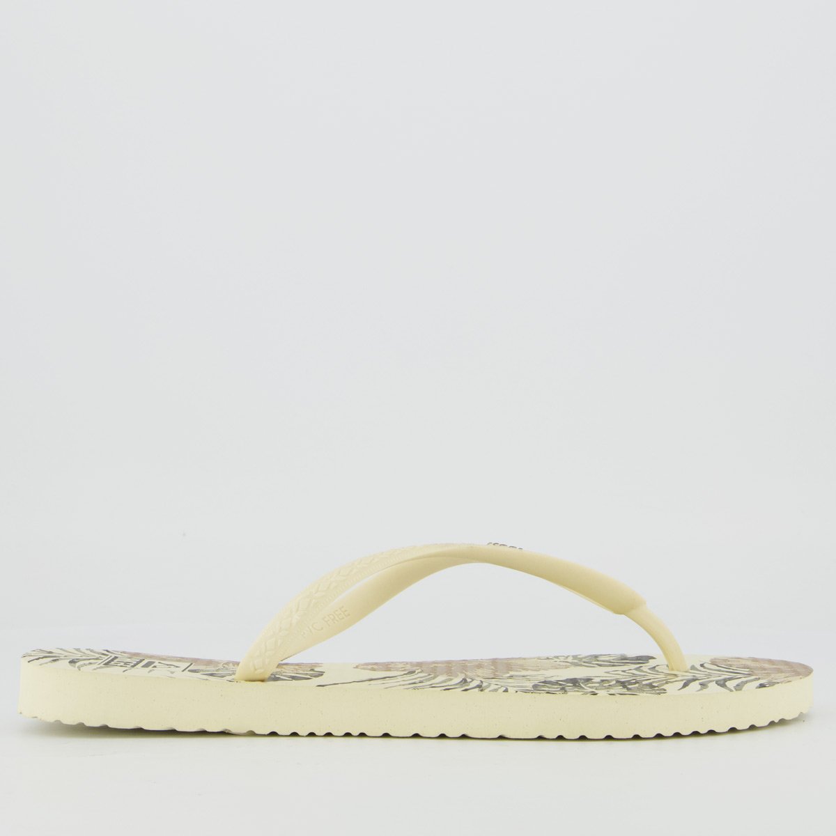 Chinelo Reef Seaside Feminino Off White e Preto Off White 2