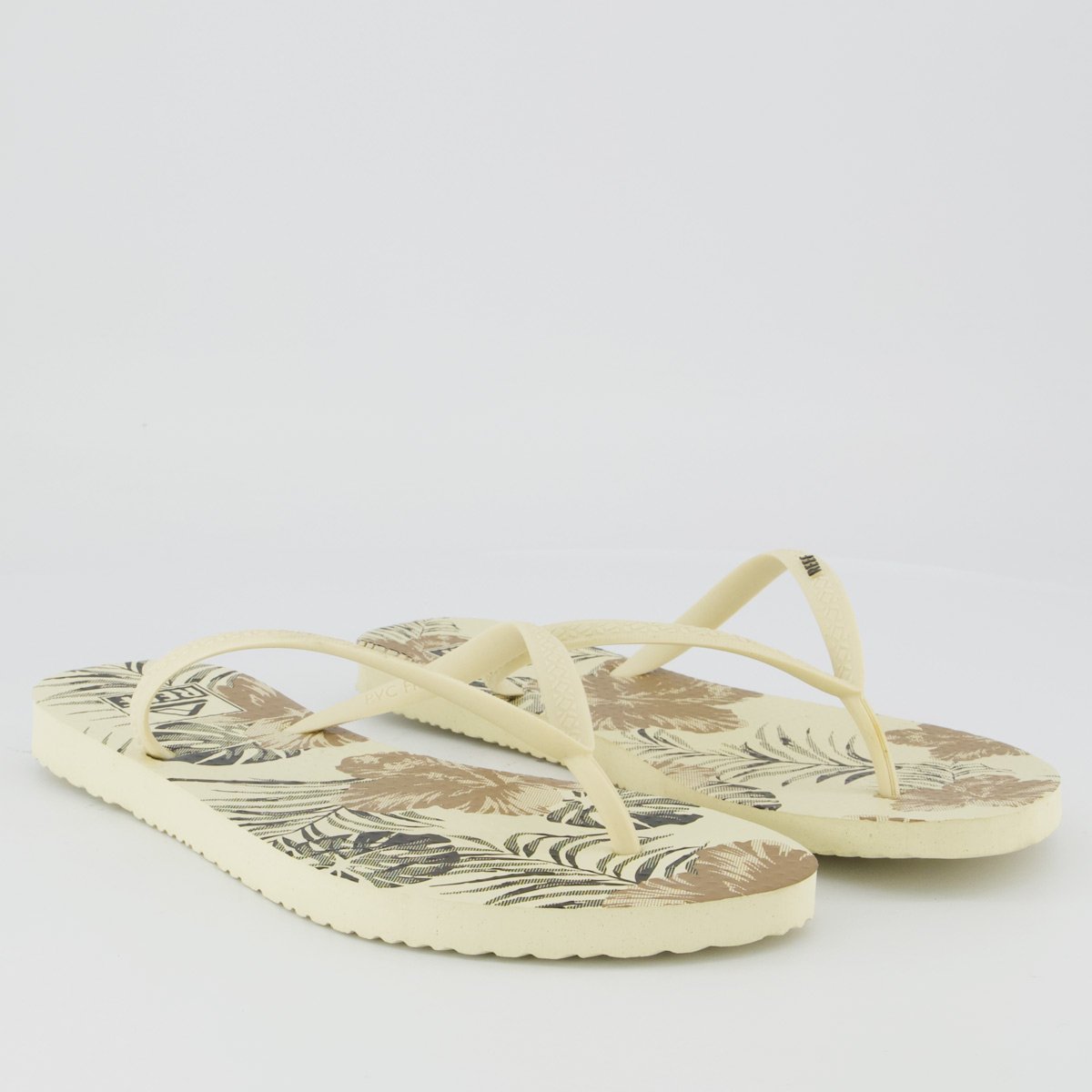 Chinelo Reef Seaside Feminino Off White e Preto Off White 3