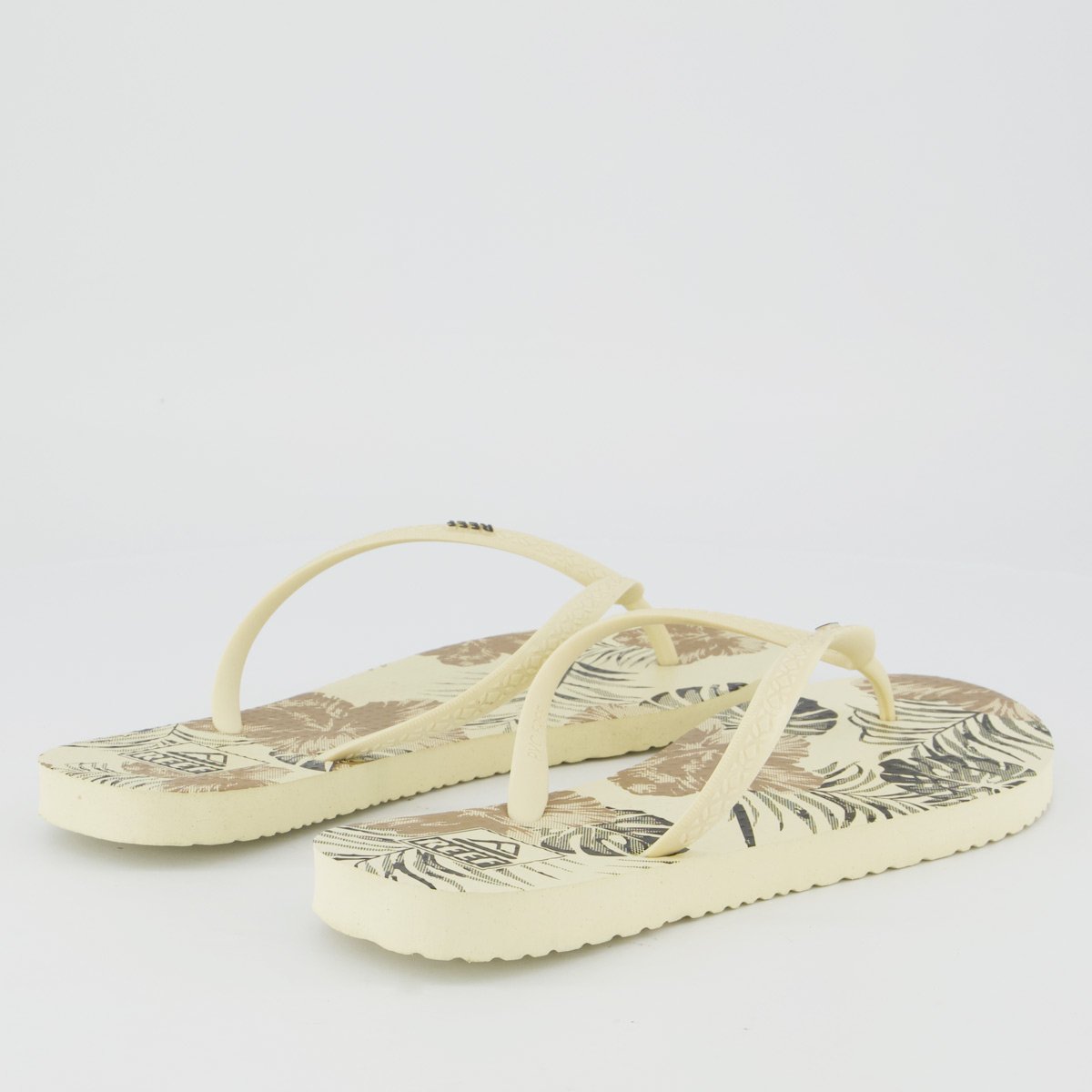 Chinelo Reef Seaside Feminino Off White e Preto Off White 4