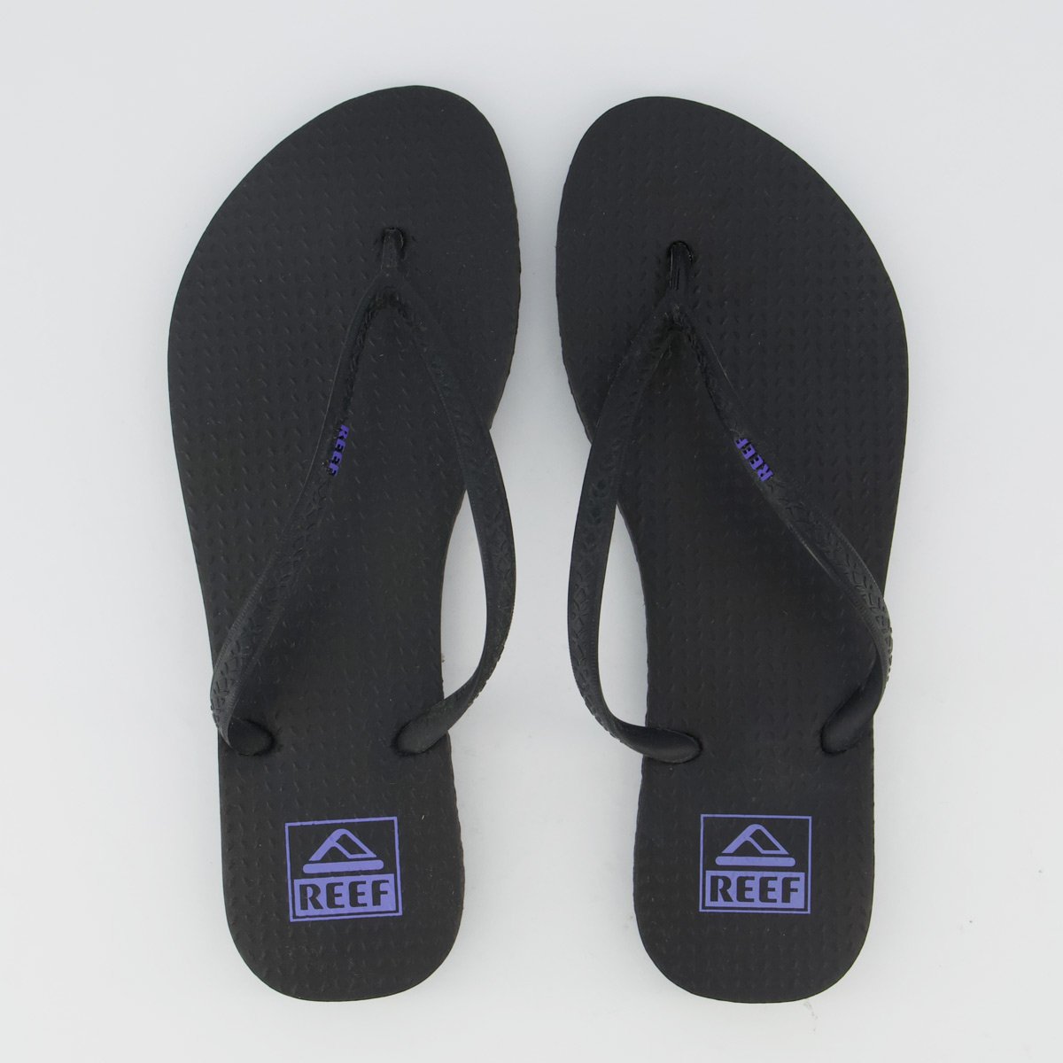 Chinelo Reef Seaside Feminino Preto e Azul