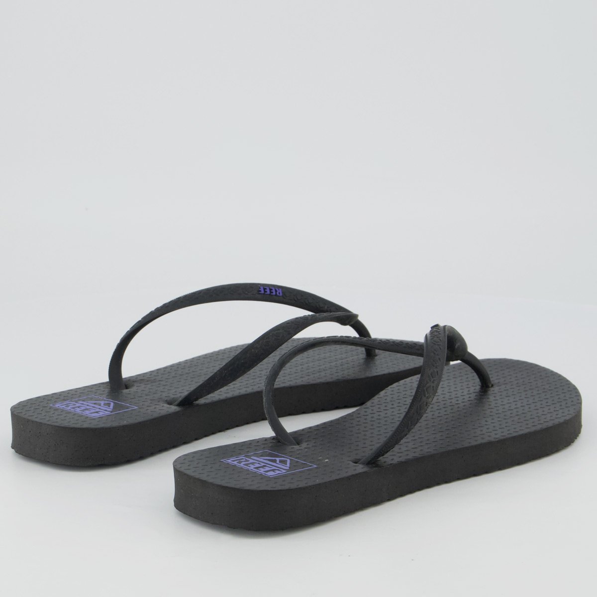 Chinelo Reef Seaside Feminino Preto e Azul Preto 4