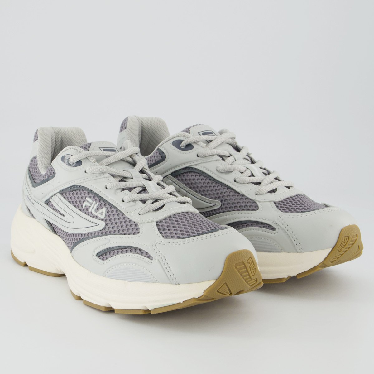 Tênis Fila Runner 2K Off White e Cinza Cinza 2