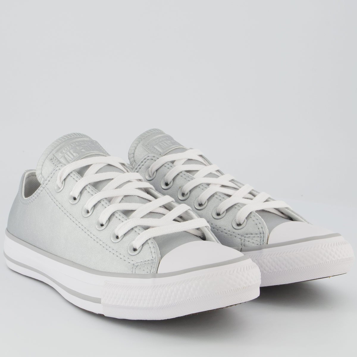 Tênis Converse All Star CT Authentic Feminino Prata Prata 2