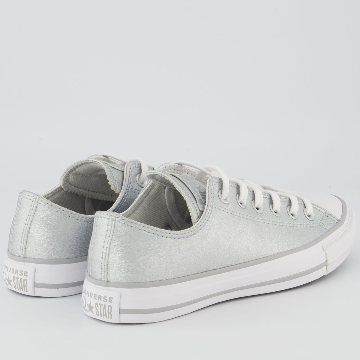 Tênis Converse All Star CT Authentic Feminino Prata Prata 3