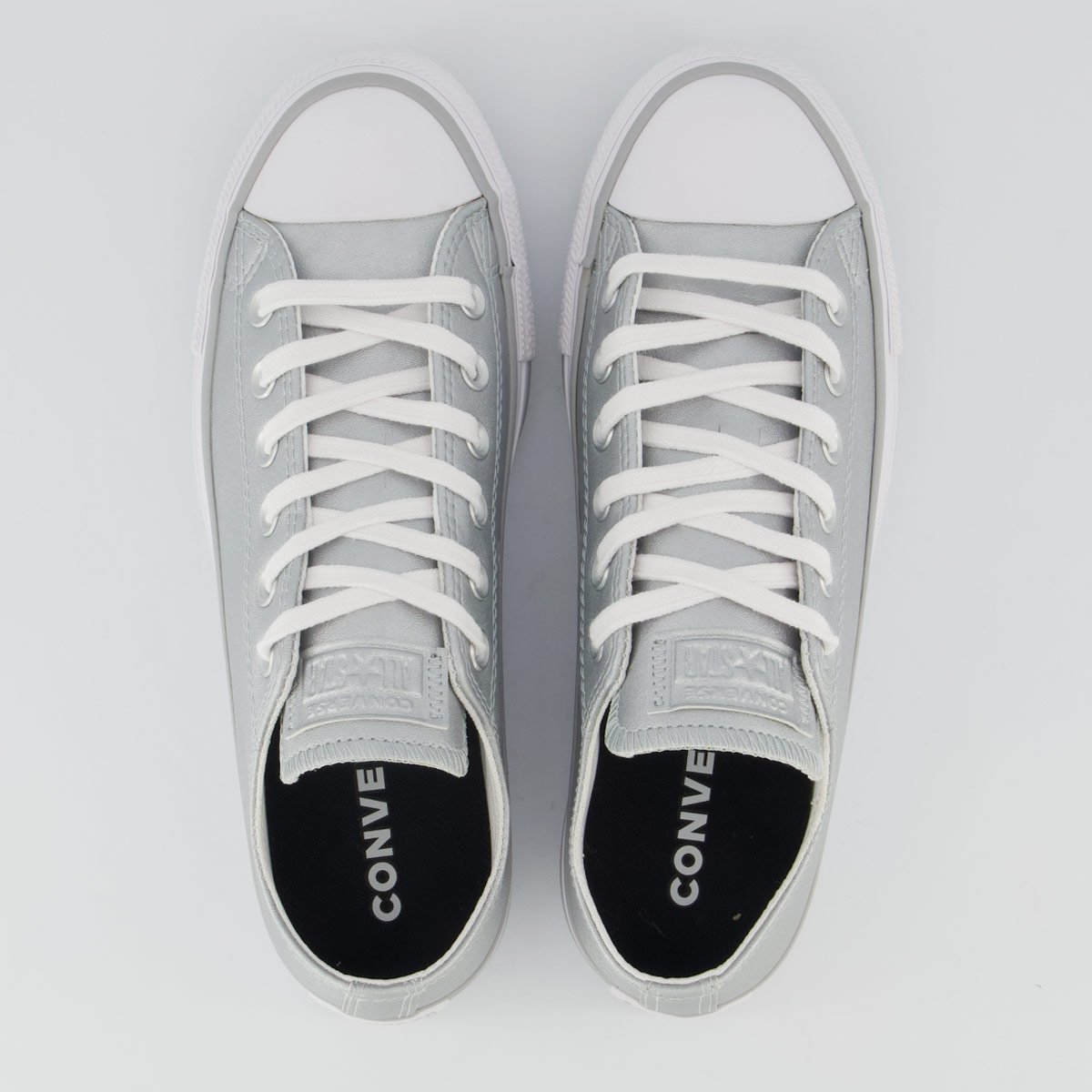 Tênis Converse All Star CT Authentic Feminino Prata Prata 4