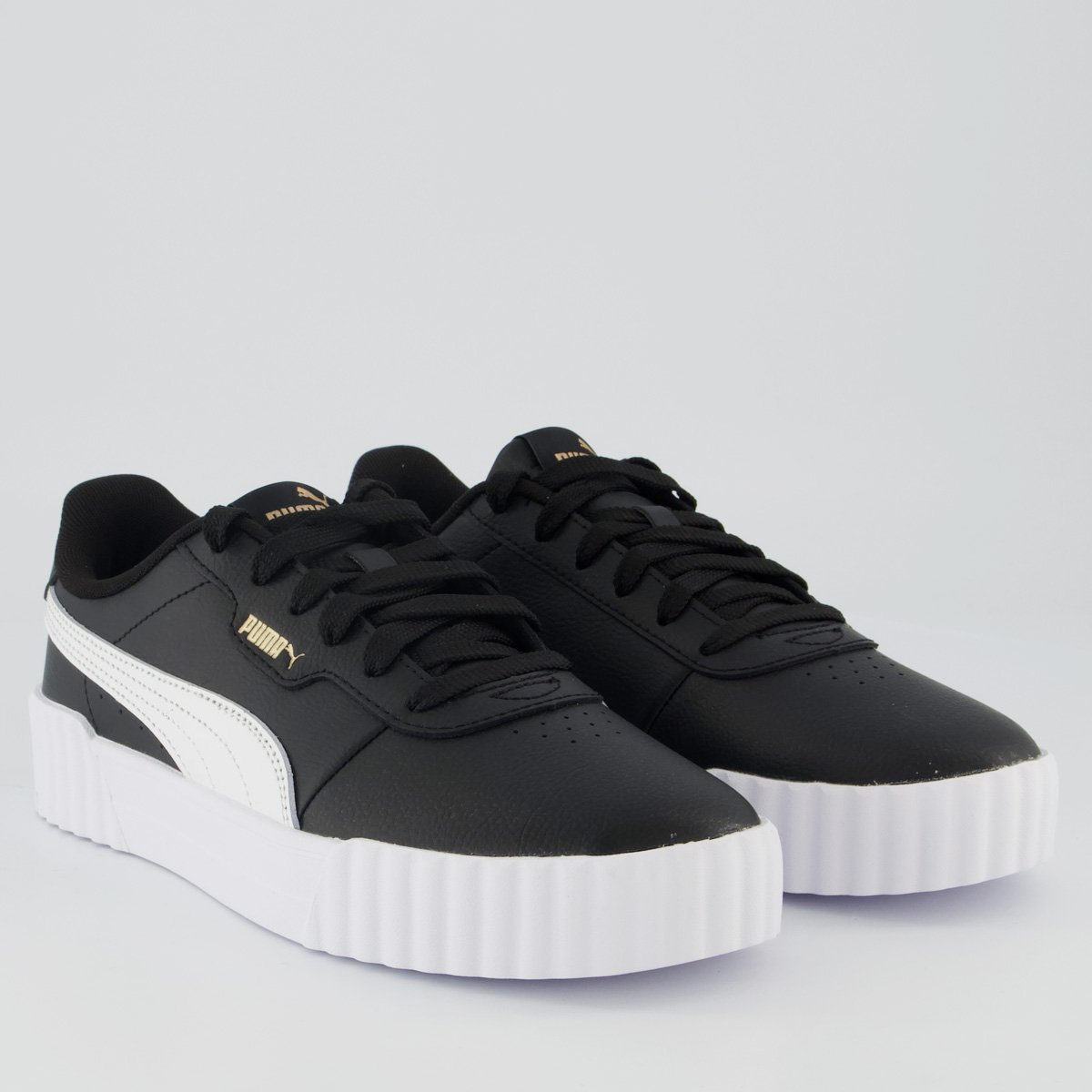 Tênis Puma Carina 3.0 Feminino Preto e Branco Preto 2